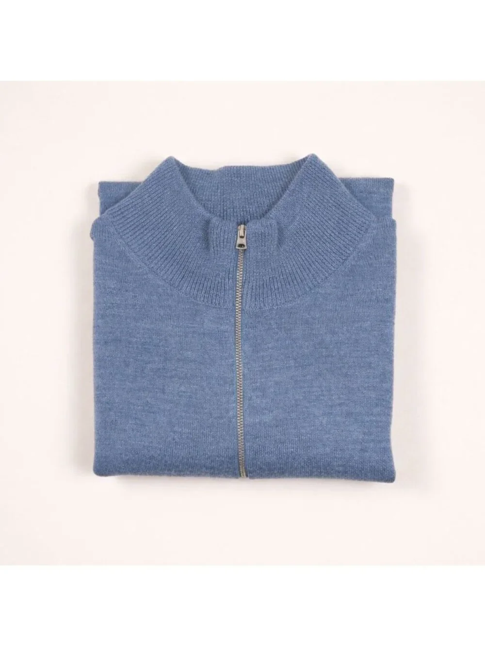 J.Crew Factory Machine-Washable Merino Blend Half-Zip Sweater Men’s Large Blue